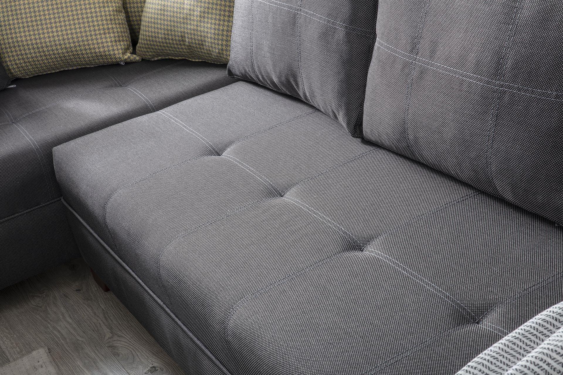 Diana Corner Sofa Dark Grey #37 - Duraster