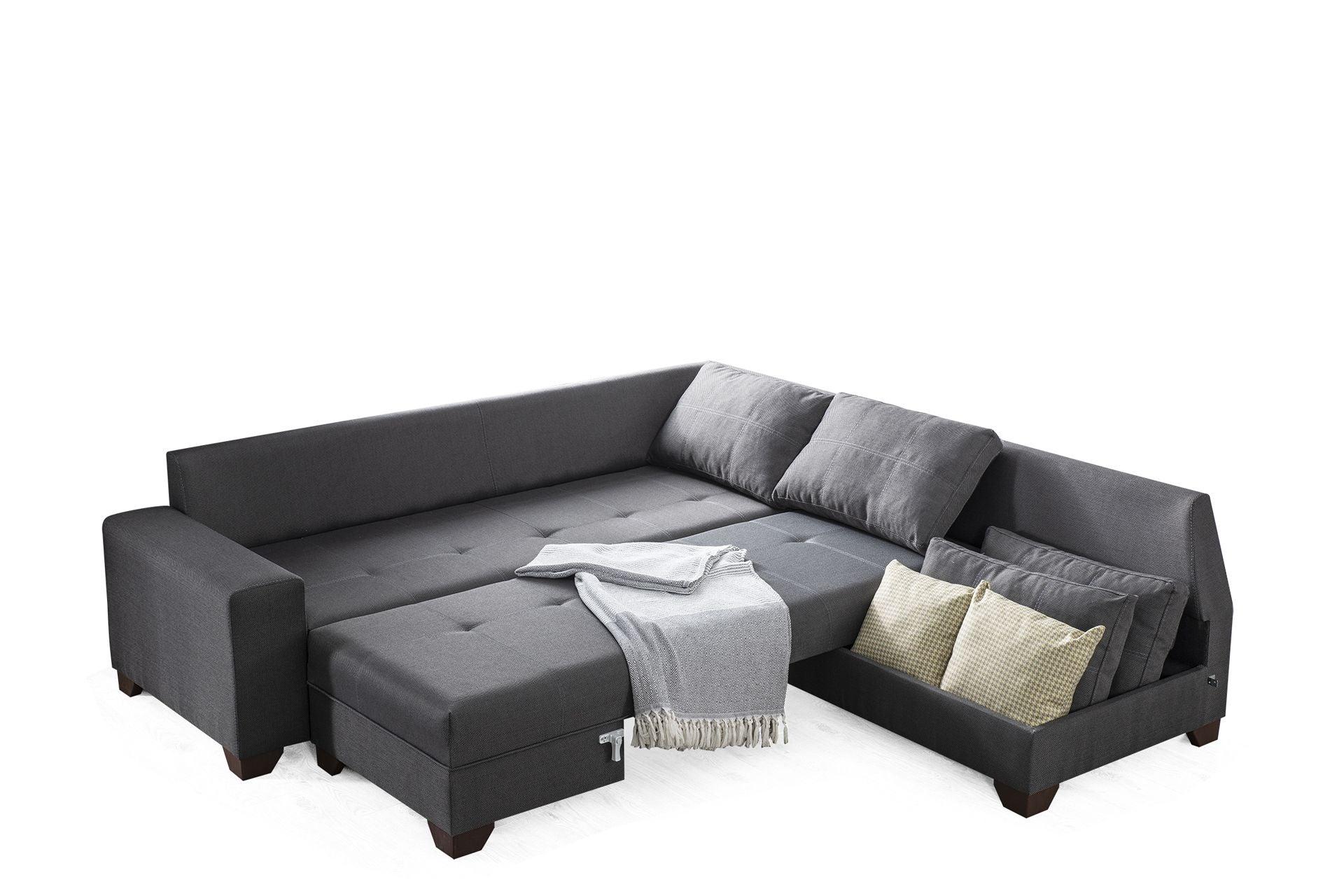 Diana Corner Sofa Dark Grey #37 - Duraster