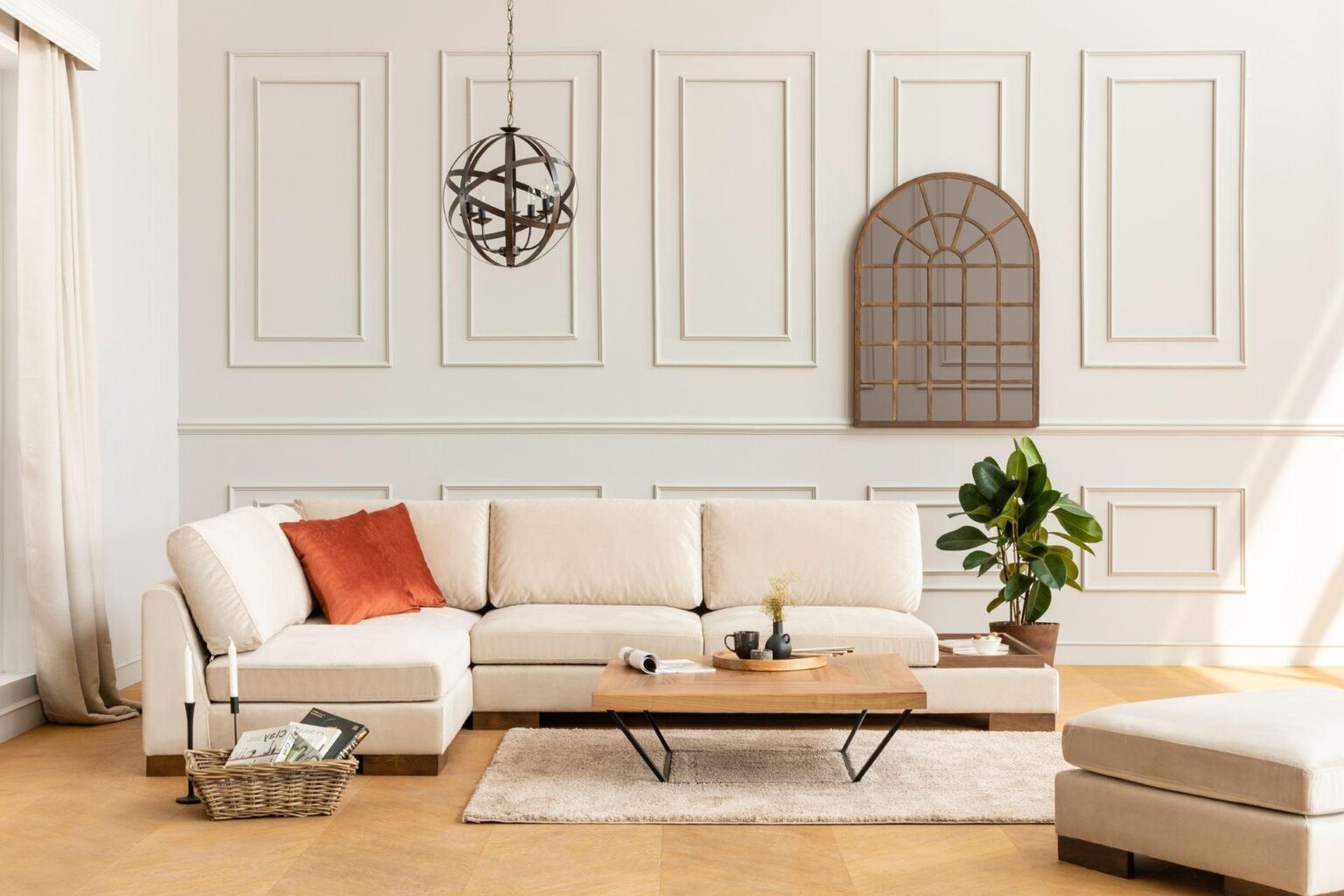 Diana Corner Sofa Ecru #25 - Duraster
