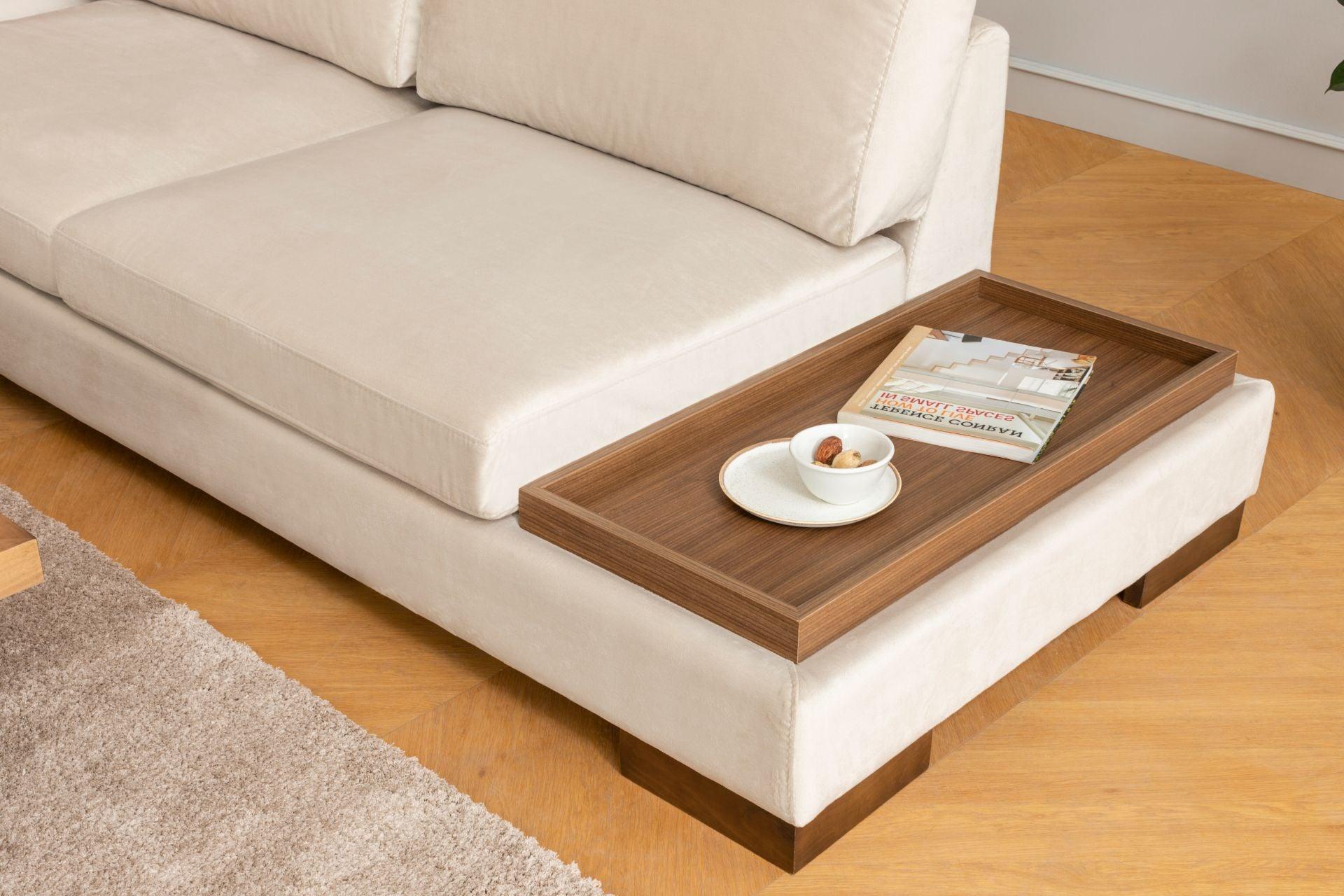 Diana Corner Sofa Ecru #25 - Duraster