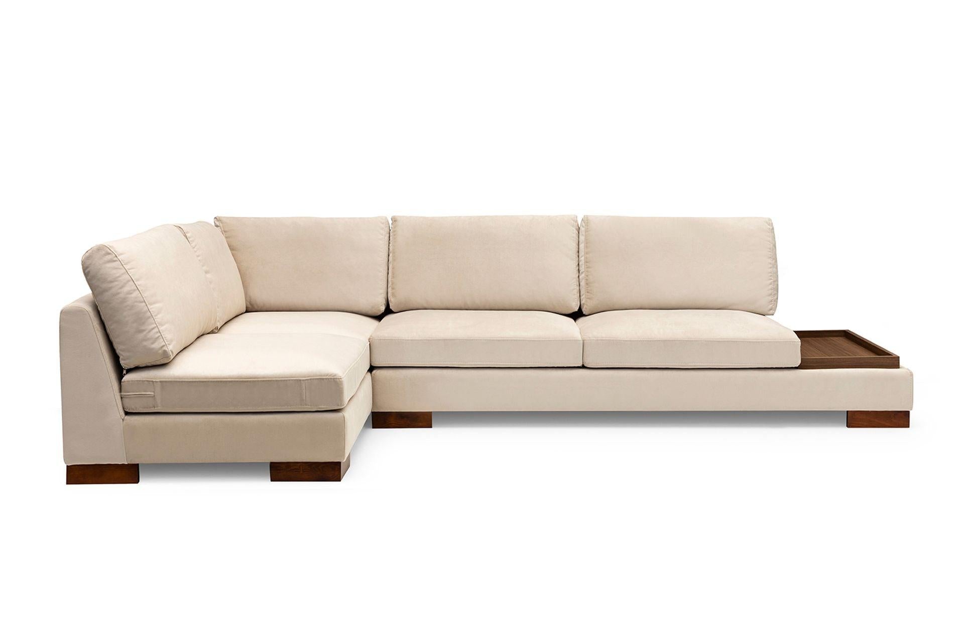 Diana Corner Sofa Ecru #25 - Duraster
