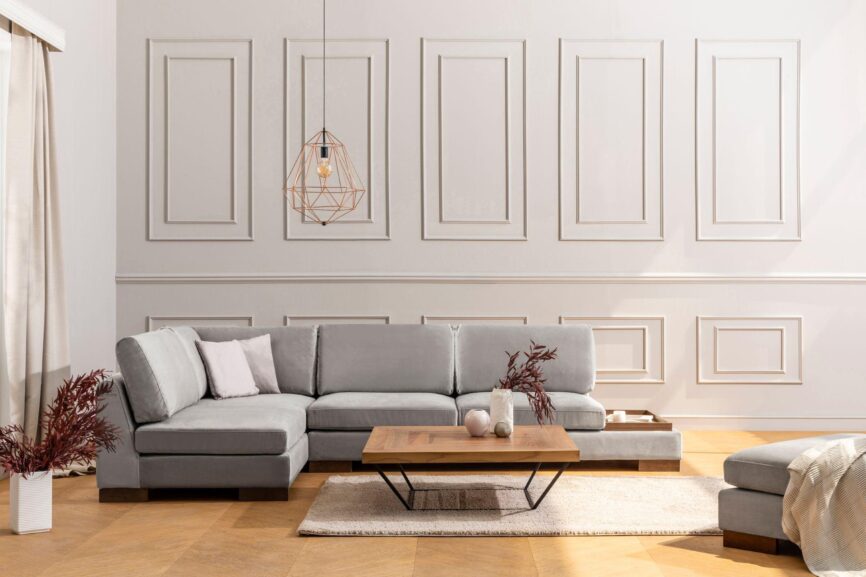 Diana Corner Sofa Gray #23 - Duraster