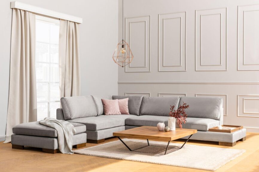 Diana Corner Sofa Gray #23 - Duraster
