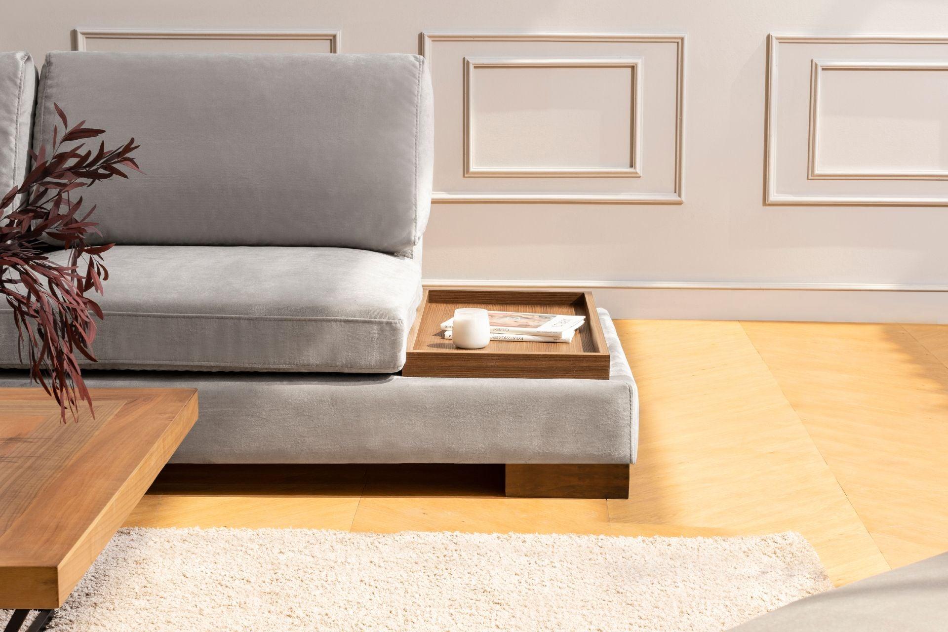 Diana Corner Sofa Gray #23 - Duraster