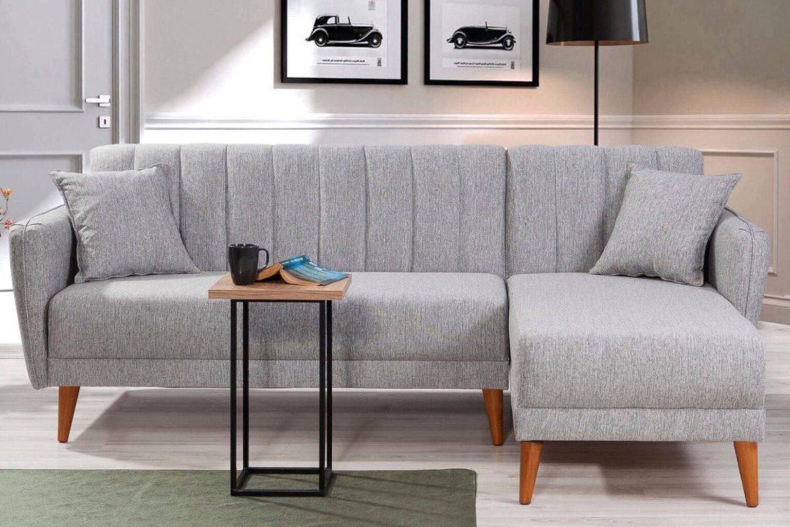 Diana Corner Sofa Grey  #14 - Duraster