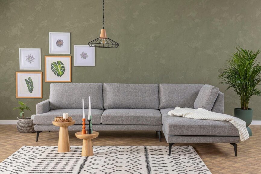 Diana Corner Sofa Grey #34 - Duraster