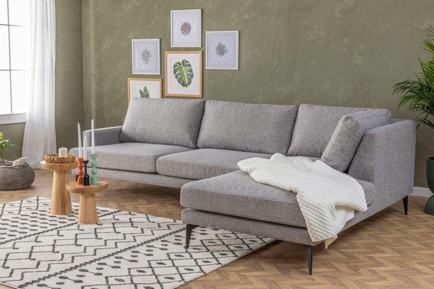 Diana Corner Sofa Grey #34 - Duraster