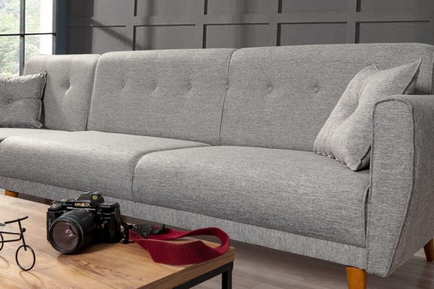 Diana Corner Sofa Grey#30 - Duraster