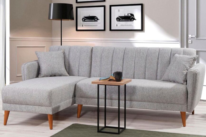 Diana Corner Sofa Grey#27 - Duraster