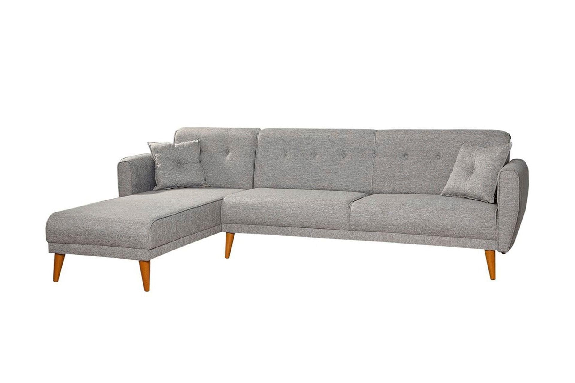Diana Corner Sofa Grey#30 - Duraster