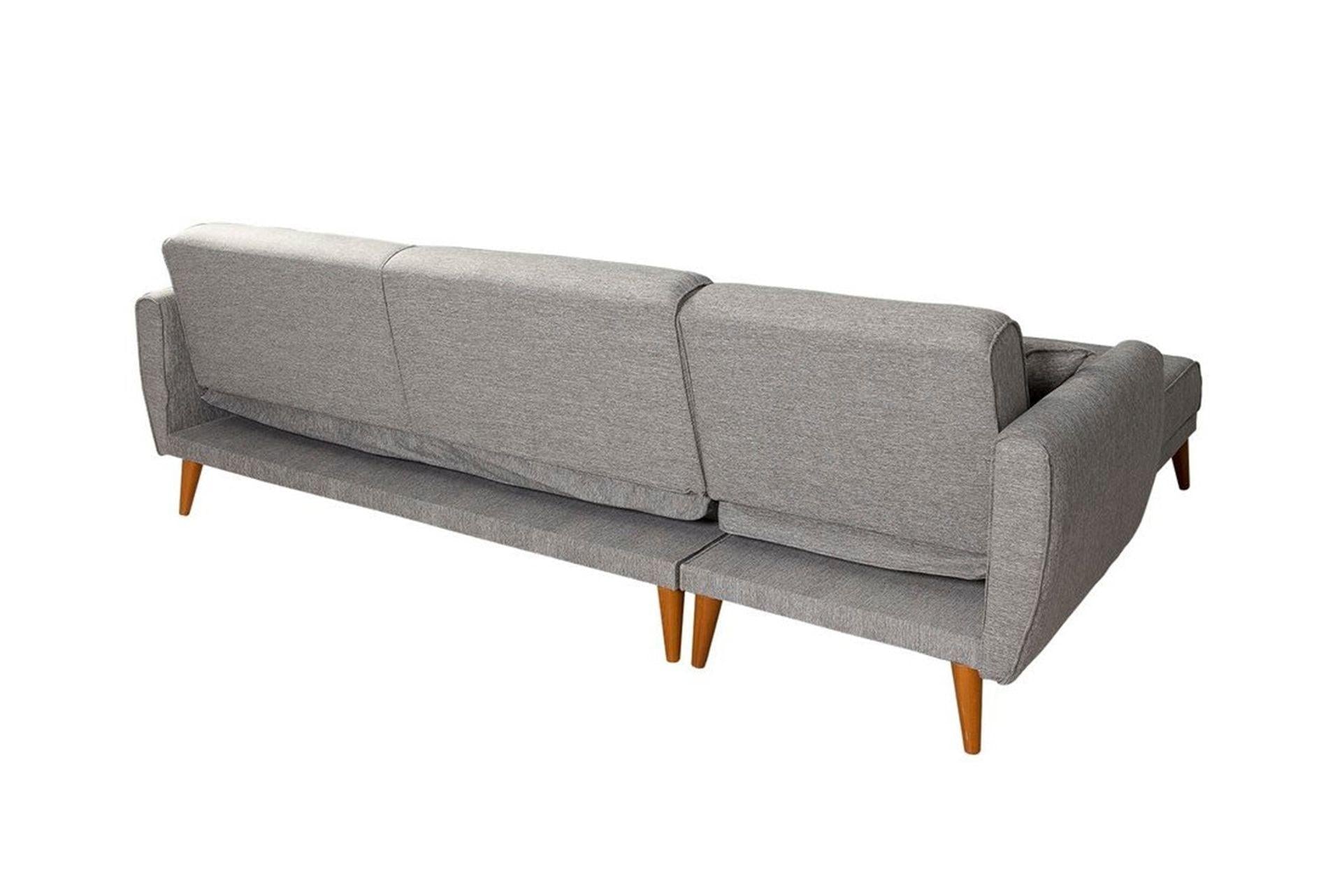 Diana Corner Sofa Grey#30 - Duraster