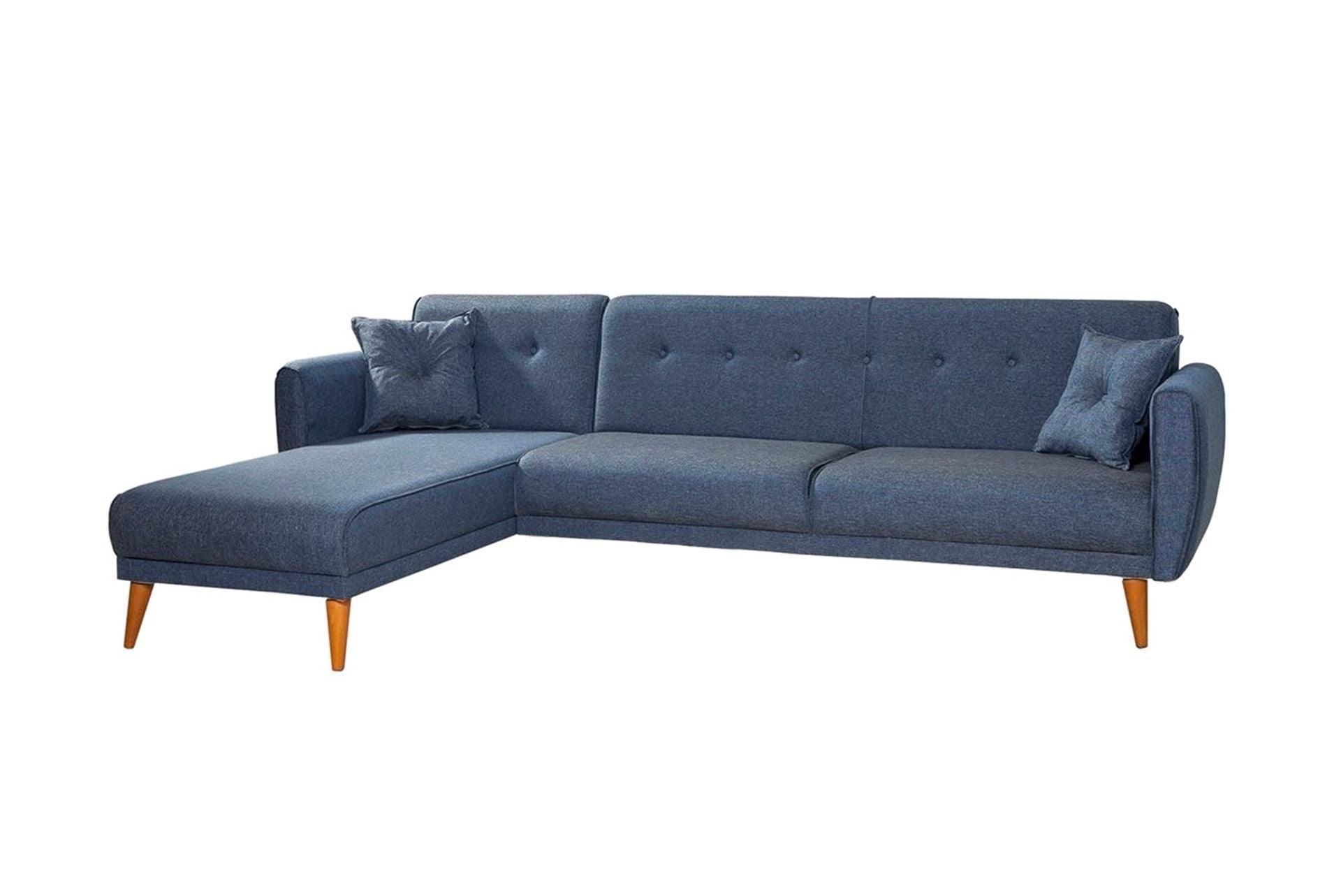 Diana Corner Sofa Navy Blue #31 - Duraster