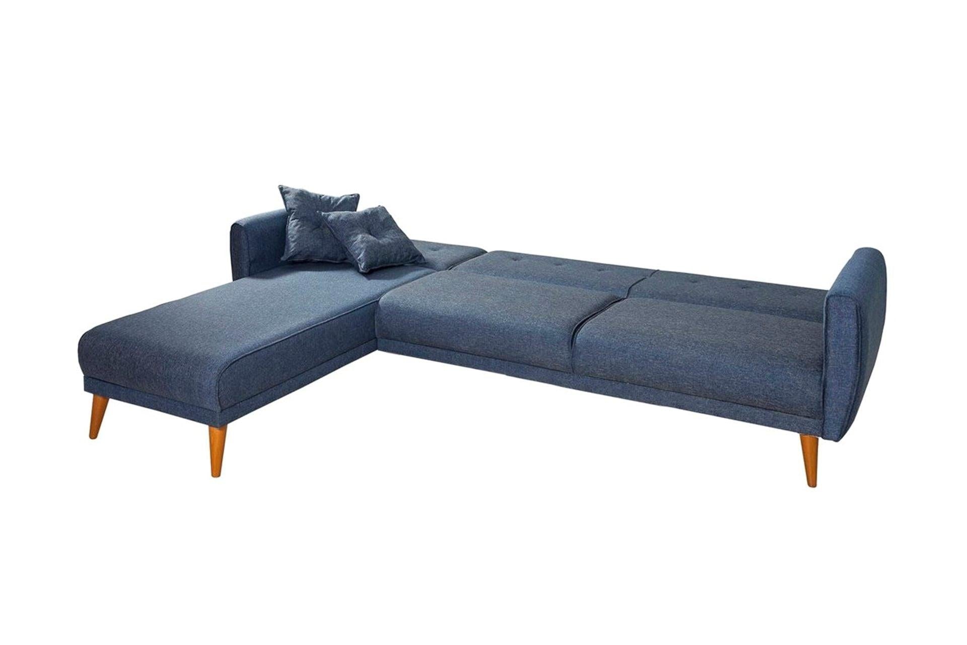 Diana Corner Sofa Navy Blue #31 - Duraster