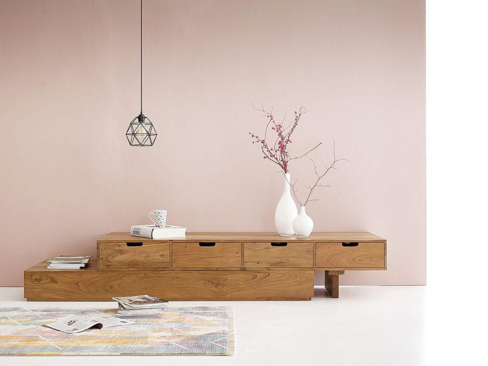 Acacia Wood TV Unit