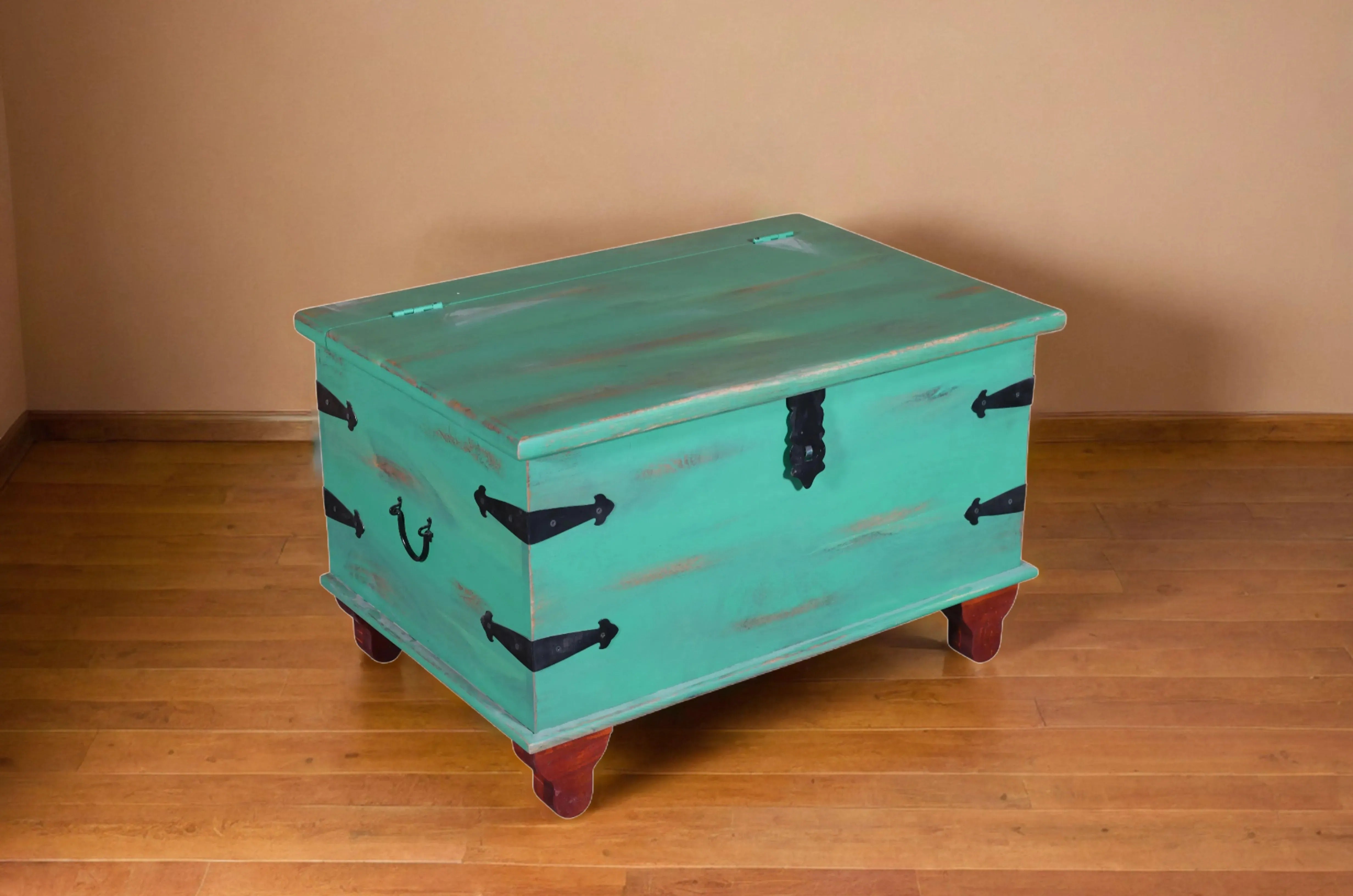 Duraster Florida Mango wood Storage Trunk / Coffee Table #1 - Image 3