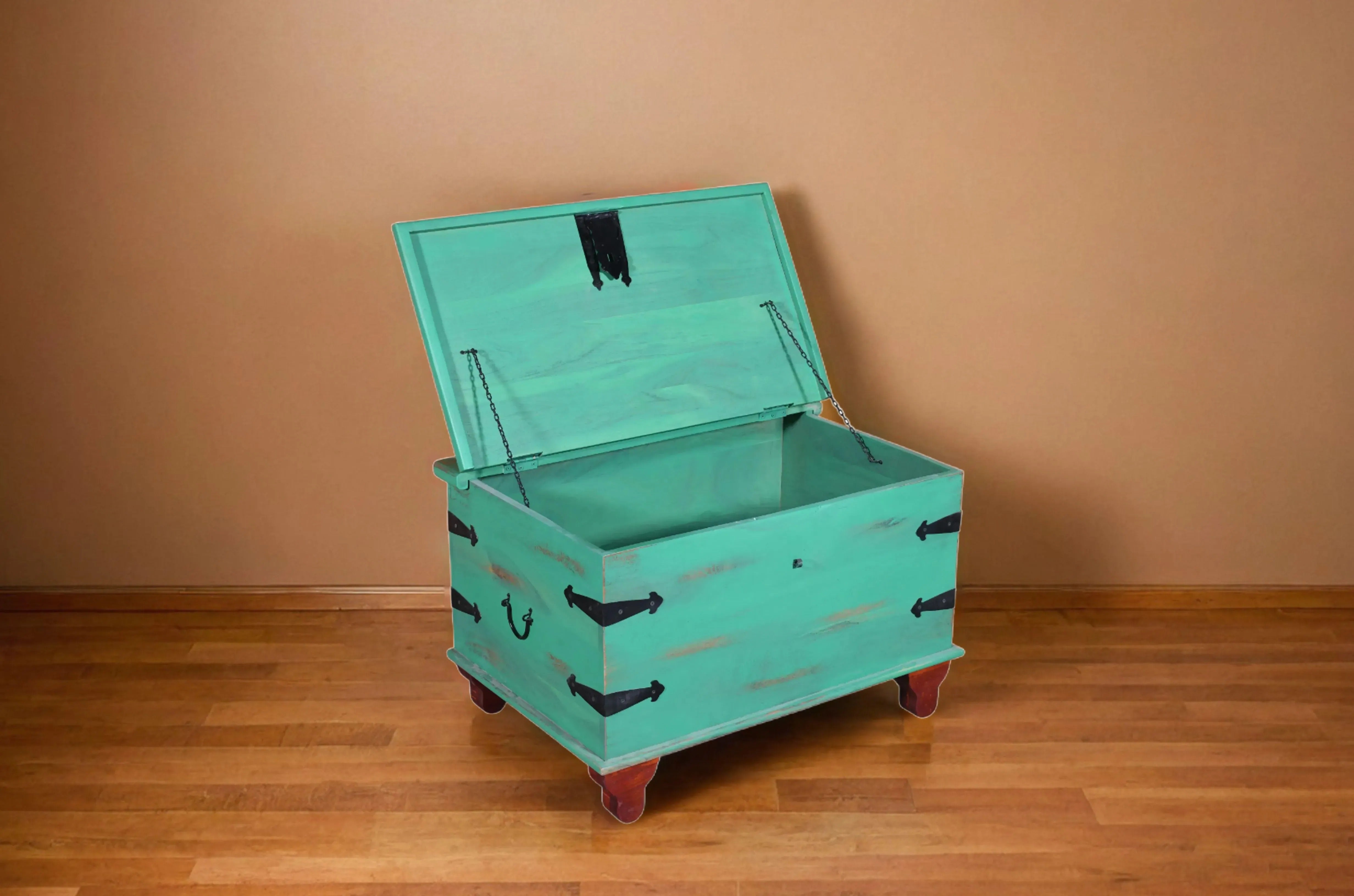 Duraster Florida Mango wood Storage Trunk / Coffee Table #1 - Image 4