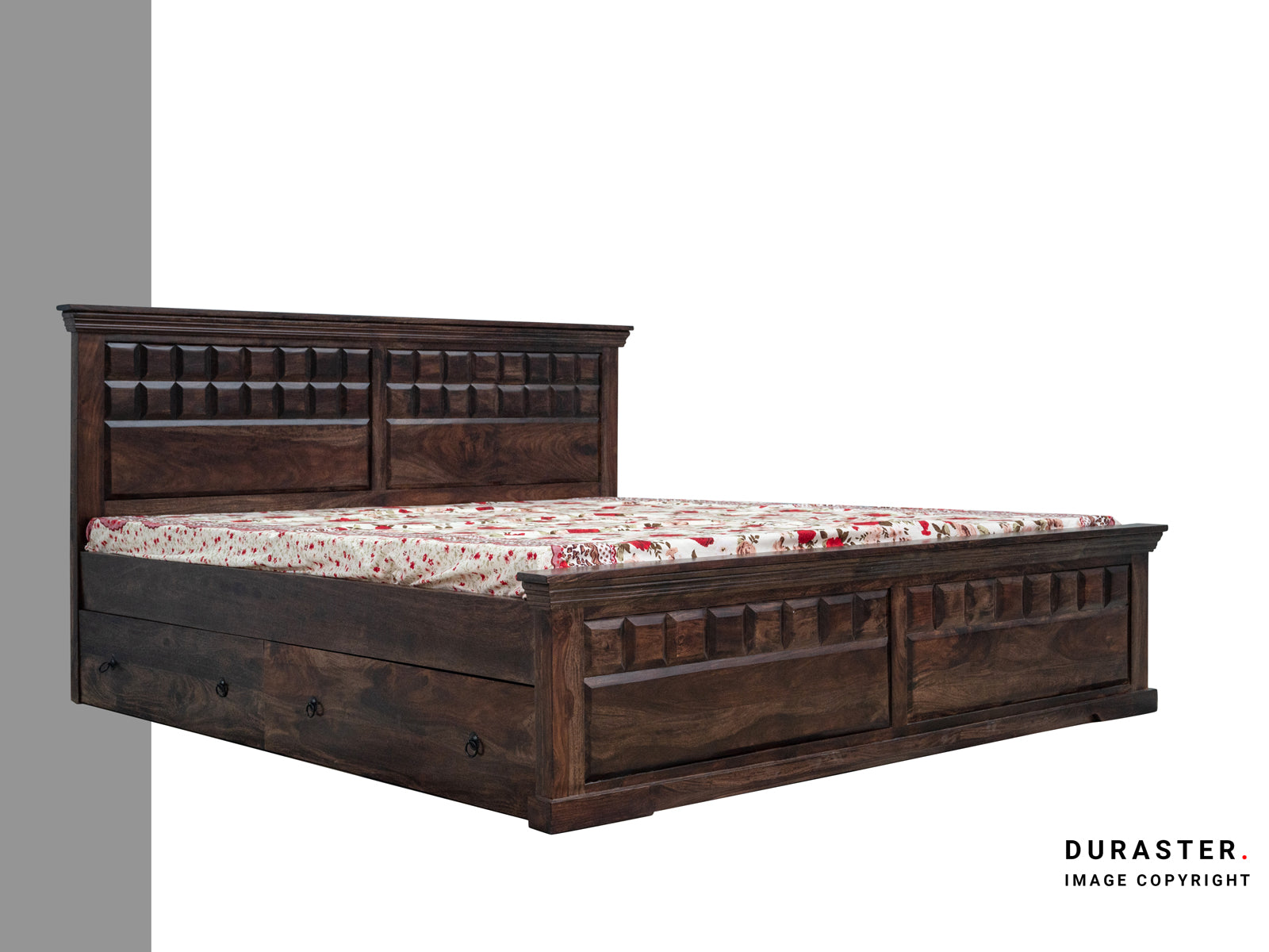 Duraster Gangaur Solid Wood Storage Bed #4 - Image 5