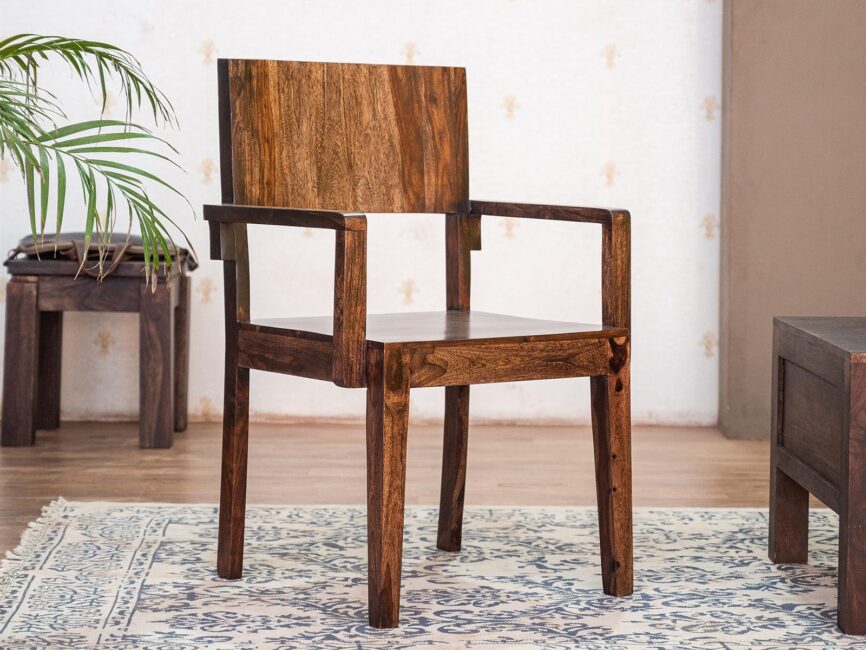 Gangaur Solid Wood Armchair #4 - Duraster