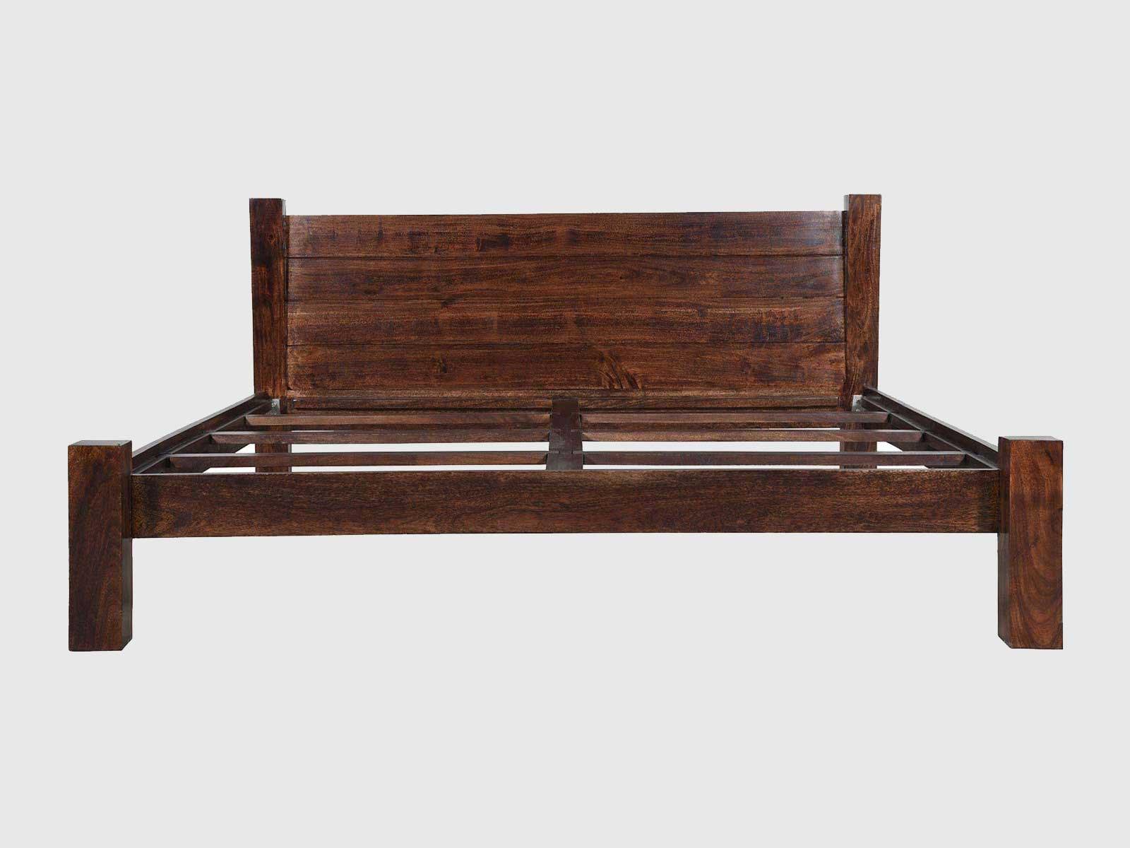 Gangaur Modern Solid Wood Bed #5 - Duraster