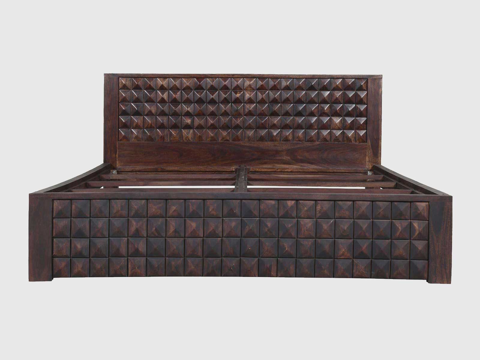 Duraster Gangaur Solid Sheesham Wood Bed #2 - Image 2