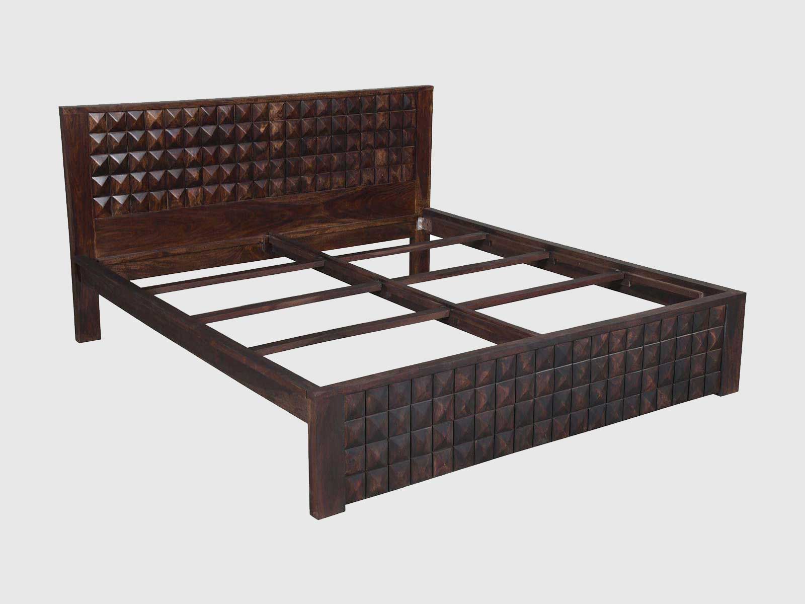 Duraster Gangaur Solid Sheesham Wood Bed #2 - Image 3