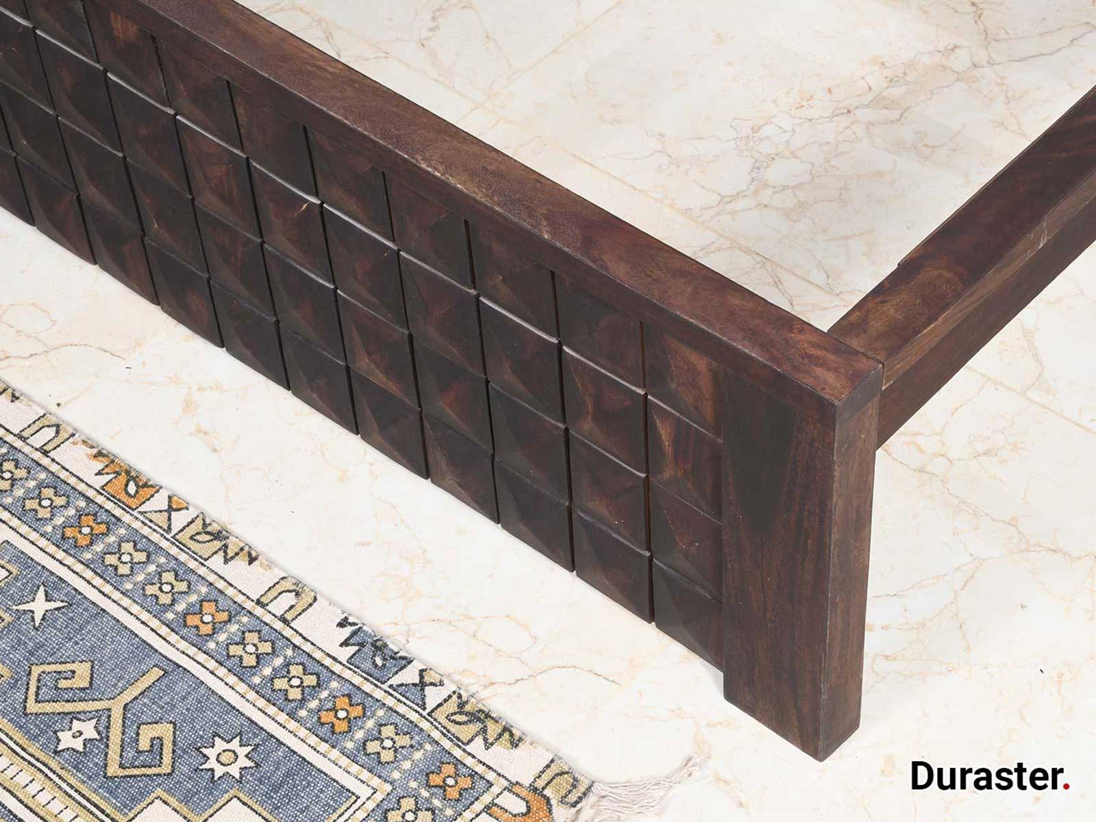 Duraster Gangaur Solid Sheesham Wood Bed #2 - Image 5