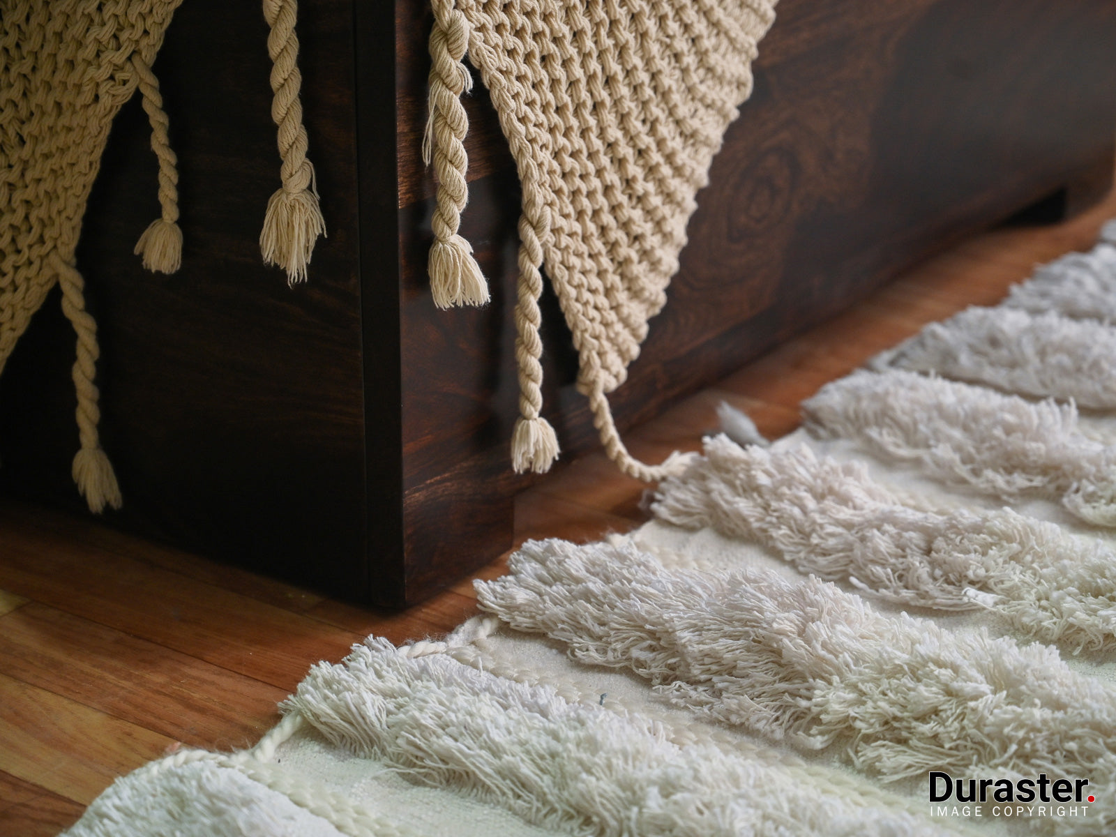 Duraster Gangaur Solid Sheesham Wood Single Bed #2 - Image 4