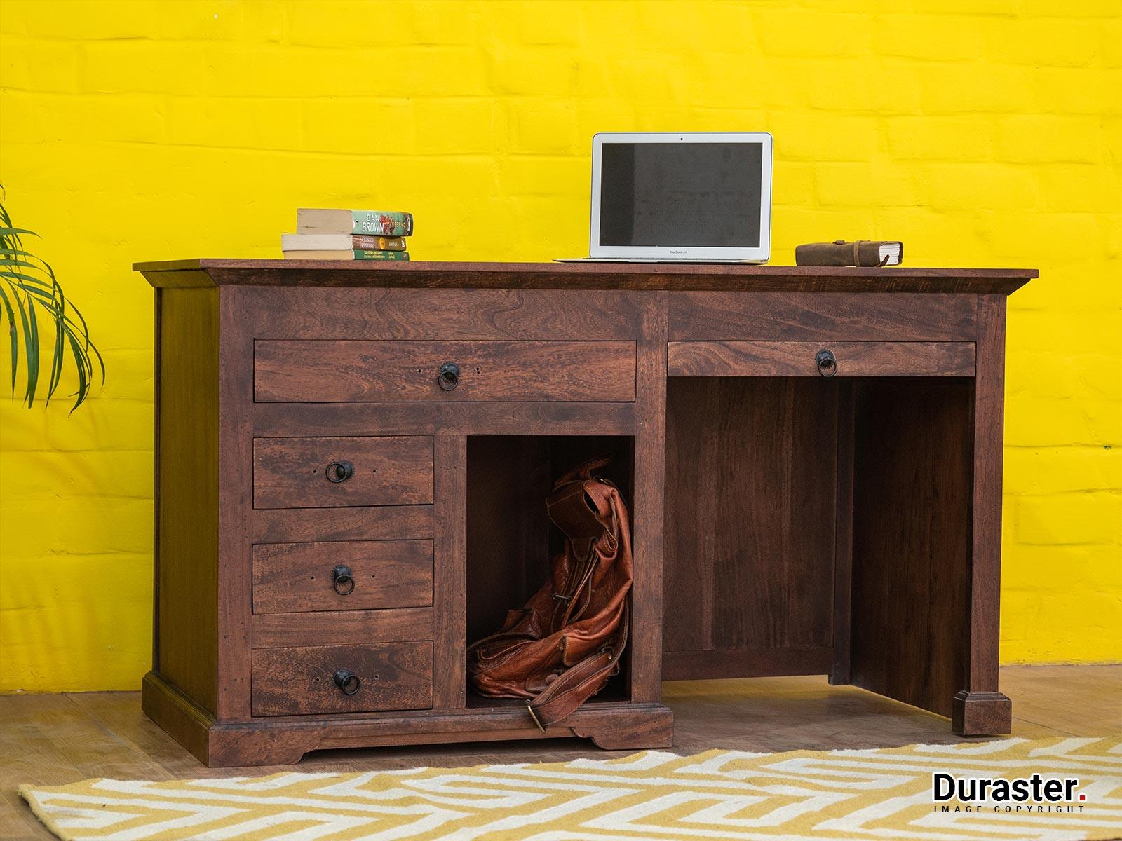 Gangaur Solid Acacia wood Study Desk #7 - Duraster