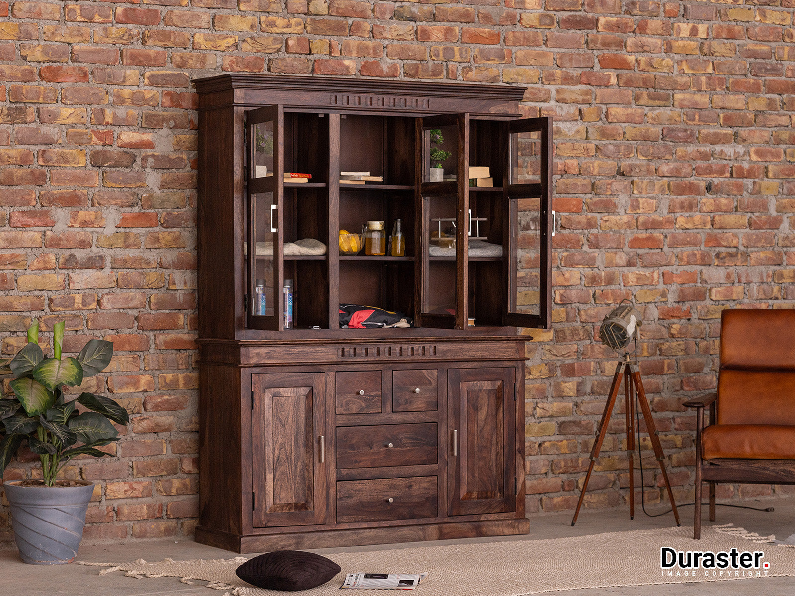Duraster Gangaur Solid Wood Storage Cabinet #11 - Image 2