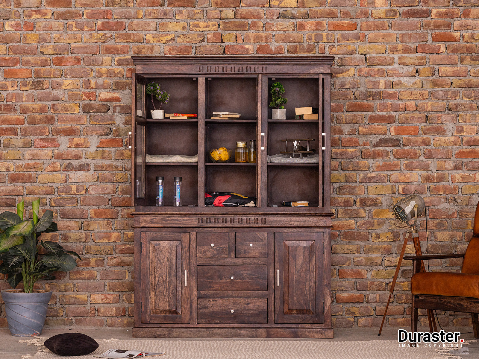 Duraster Gangaur Solid Wood Storage Cabinet #11 - Image 3