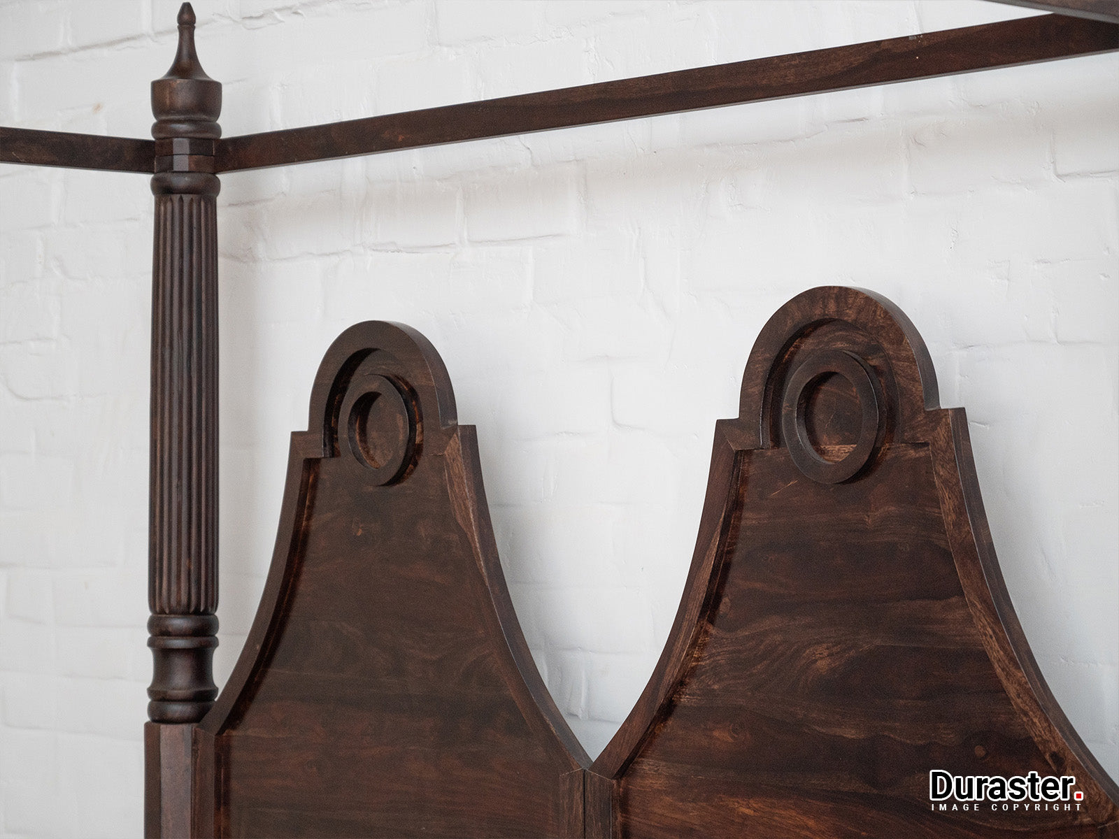 Duraster Gangaur Solid Wood Four Poster Bed #6 - Image 4