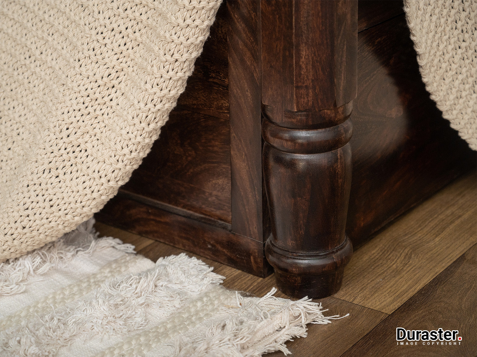 Duraster Gangaur Solid Wood Four Poster Bed #6 - Image 5