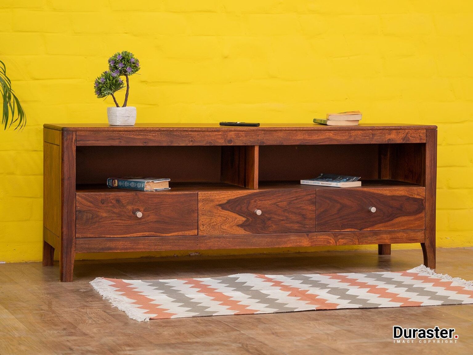 Ummed Simple & Elegant Sheesham wood TV Unit #2 - Duraster
