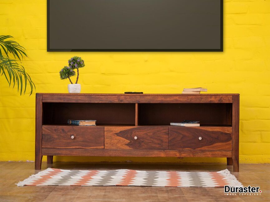 Ummed Simple & Elegant Sheesham wood TV Unit #2 - Duraster