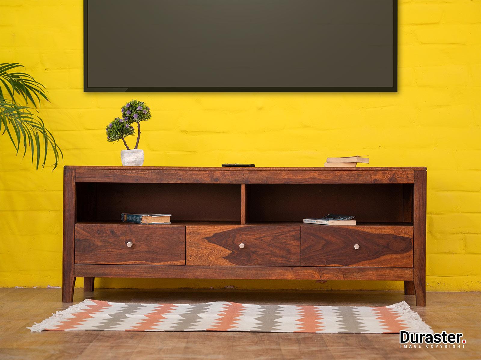 Ummed Simple & Elegant Sheesham wood TV Unit #2 - Duraster