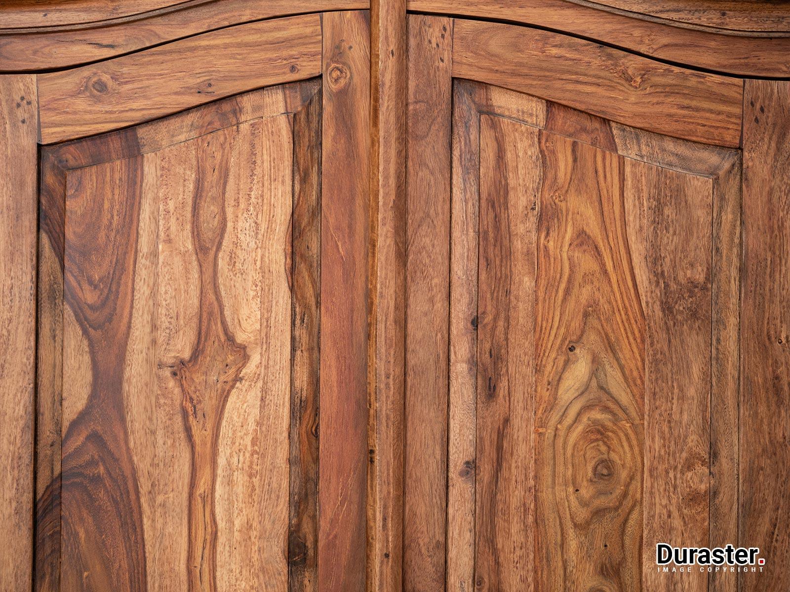 Hawkin Colonial Style Solid Sheesham wood Wardrobe Cabinet #2 - Duraster