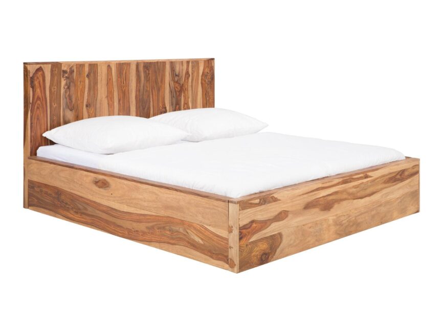 Elite Transitional Sheesham Wood Bed With Storage - Duraster