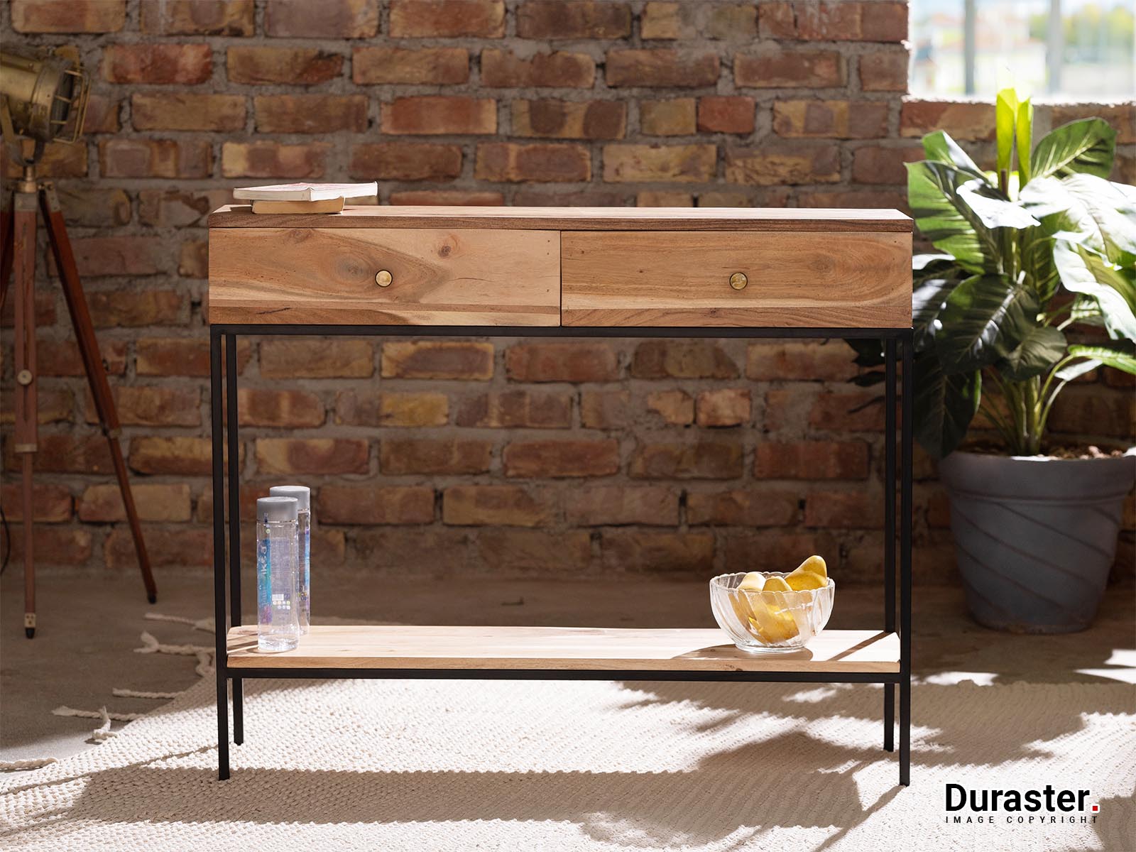 Duraster New York Acacia Wood Console Table #1 - Image 2