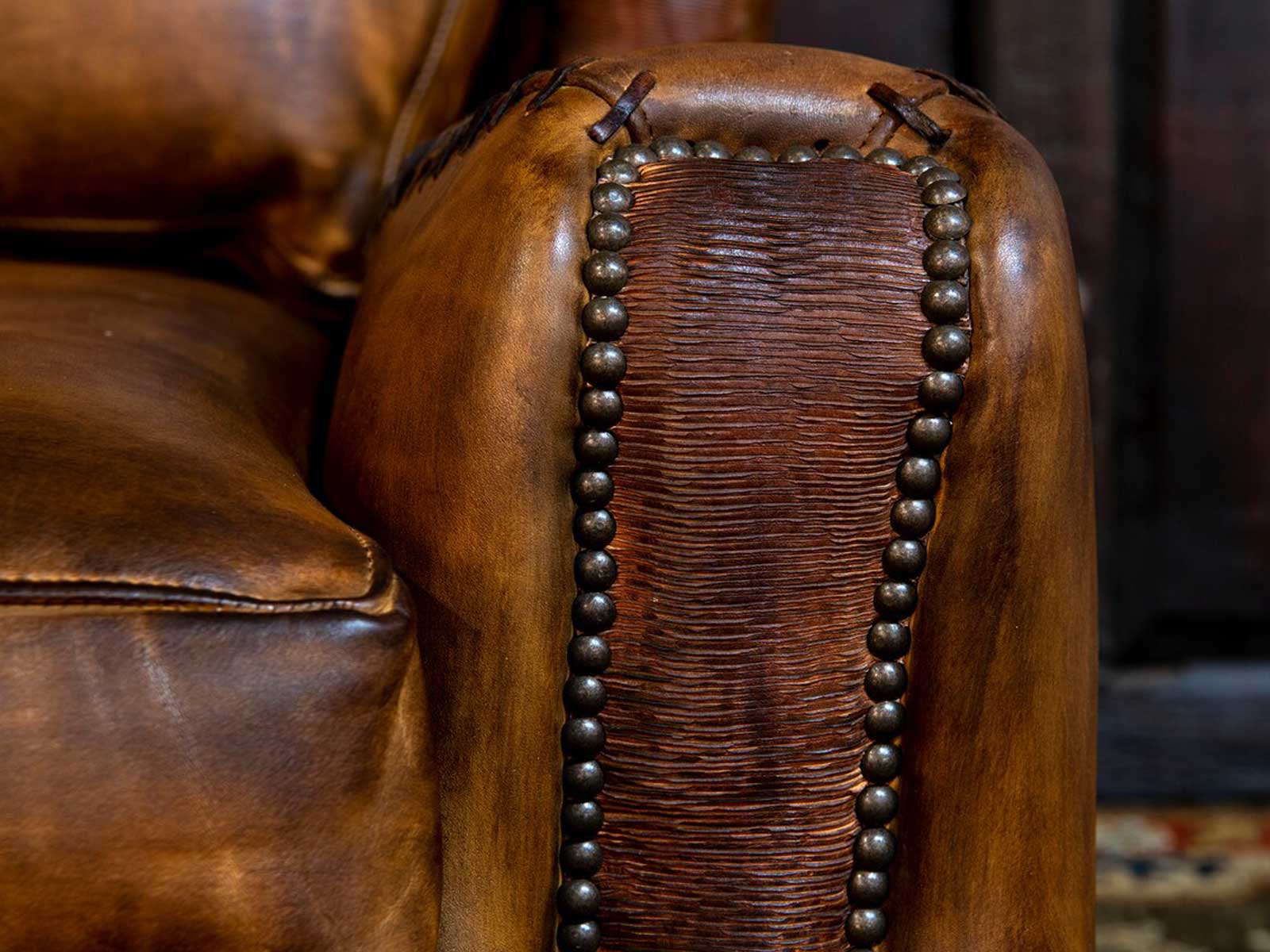 Duraster Single Seater Leather Sofa (Caramel Brown) #2 - Image 6
