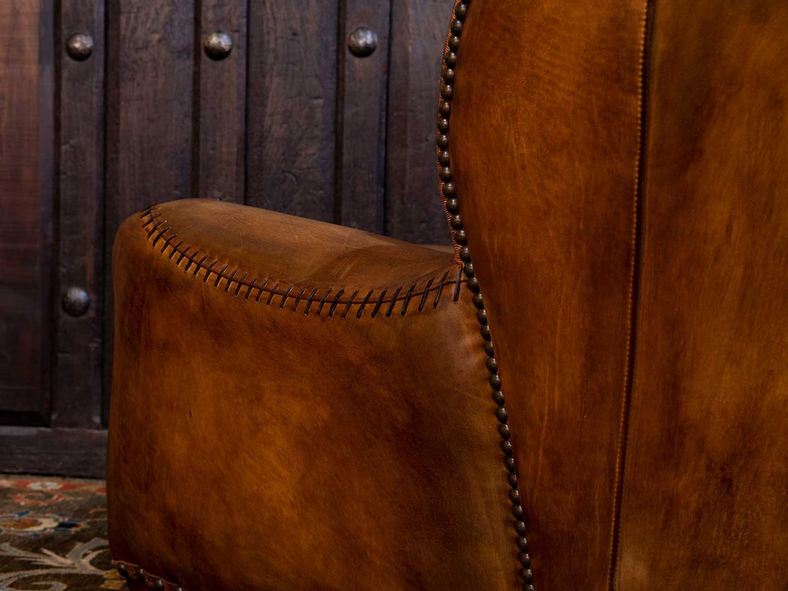 Duraster Single Seater Leather Sofa (Caramel Brown) #2 - Image 5