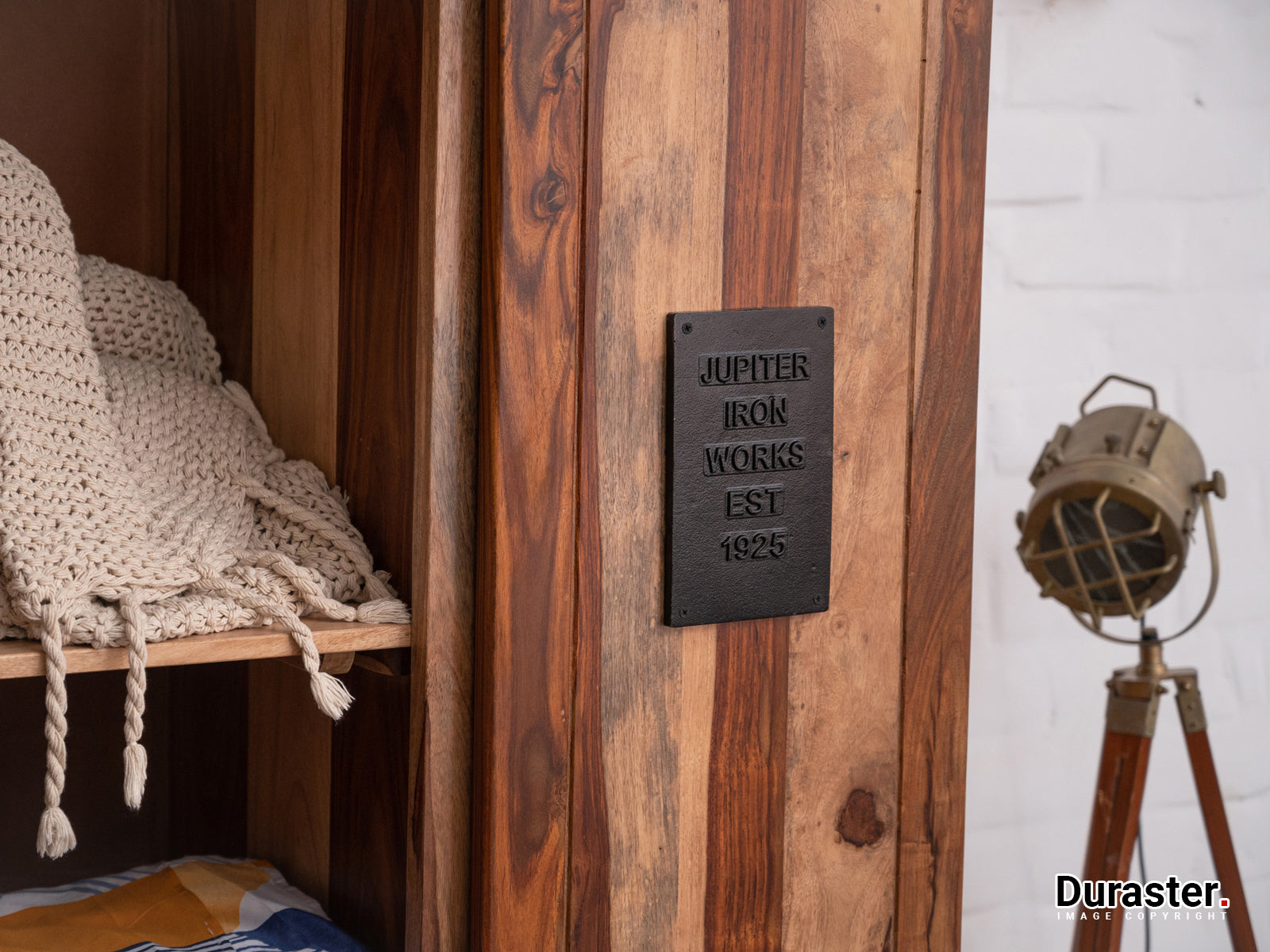 Duraster Locomo Solid Sheesham Wood Wardrobe #9 - Image 4