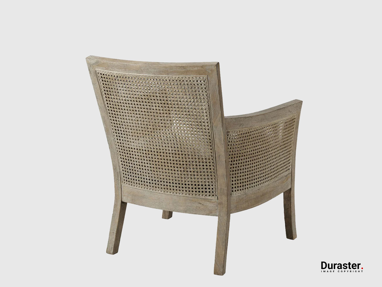 Duraster Elemantary Solid Wood Accent Chair With Cane Work #10 - Image 4