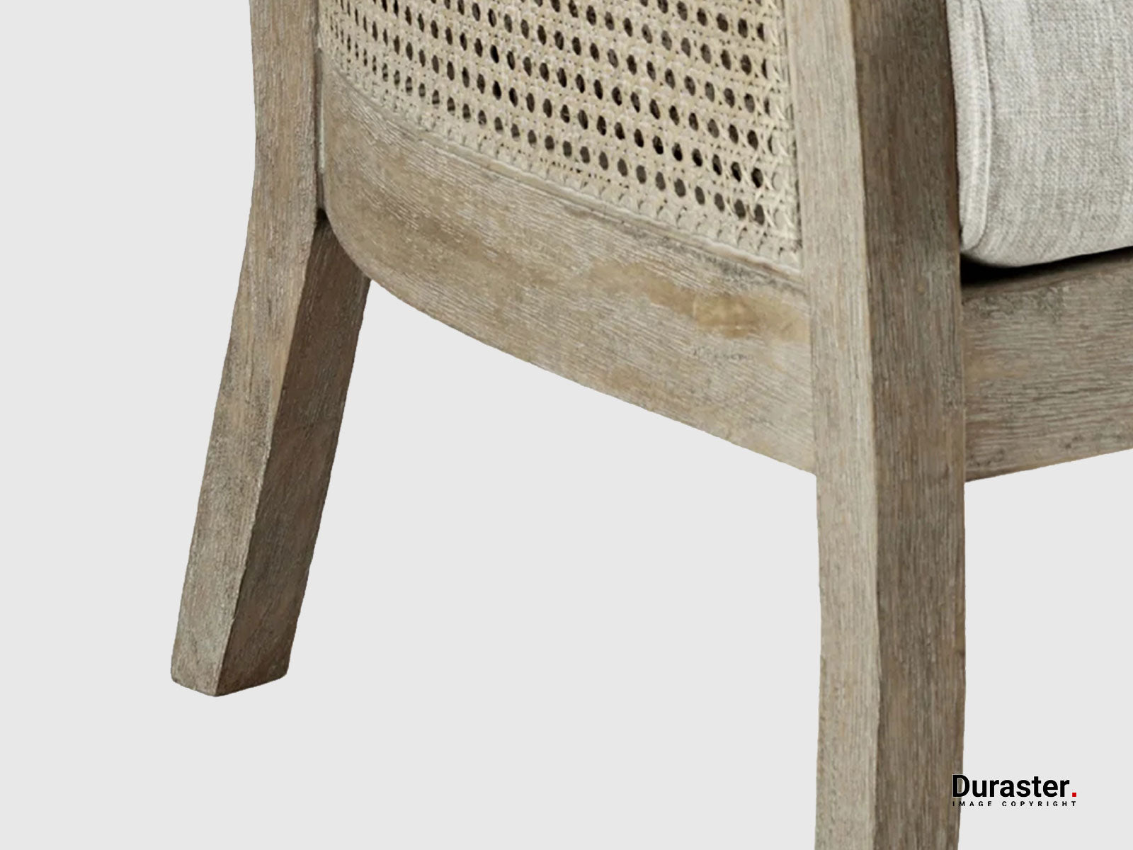 Duraster Elemantary Solid Wood Accent Chair With Cane Work #10 - Image 6