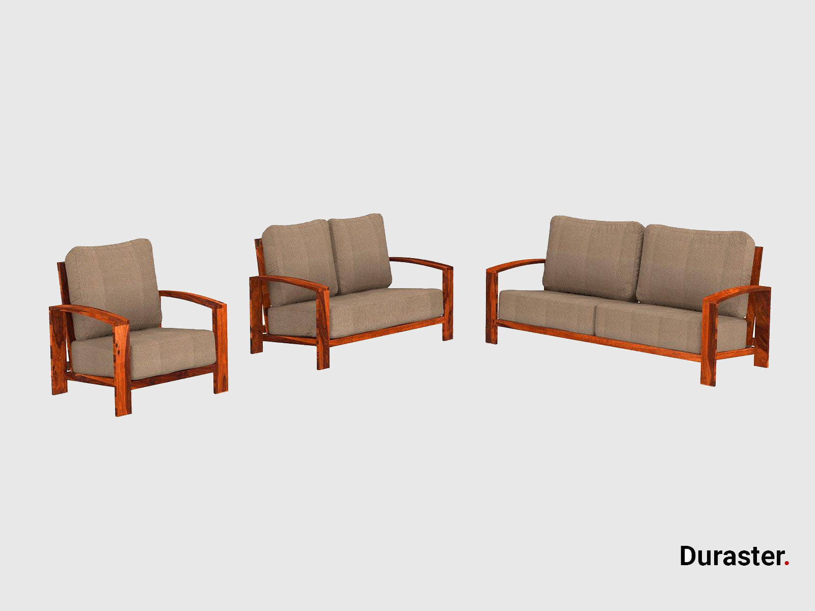 Duraster Marvel Wooden Sofa Set #4 - Image 3
