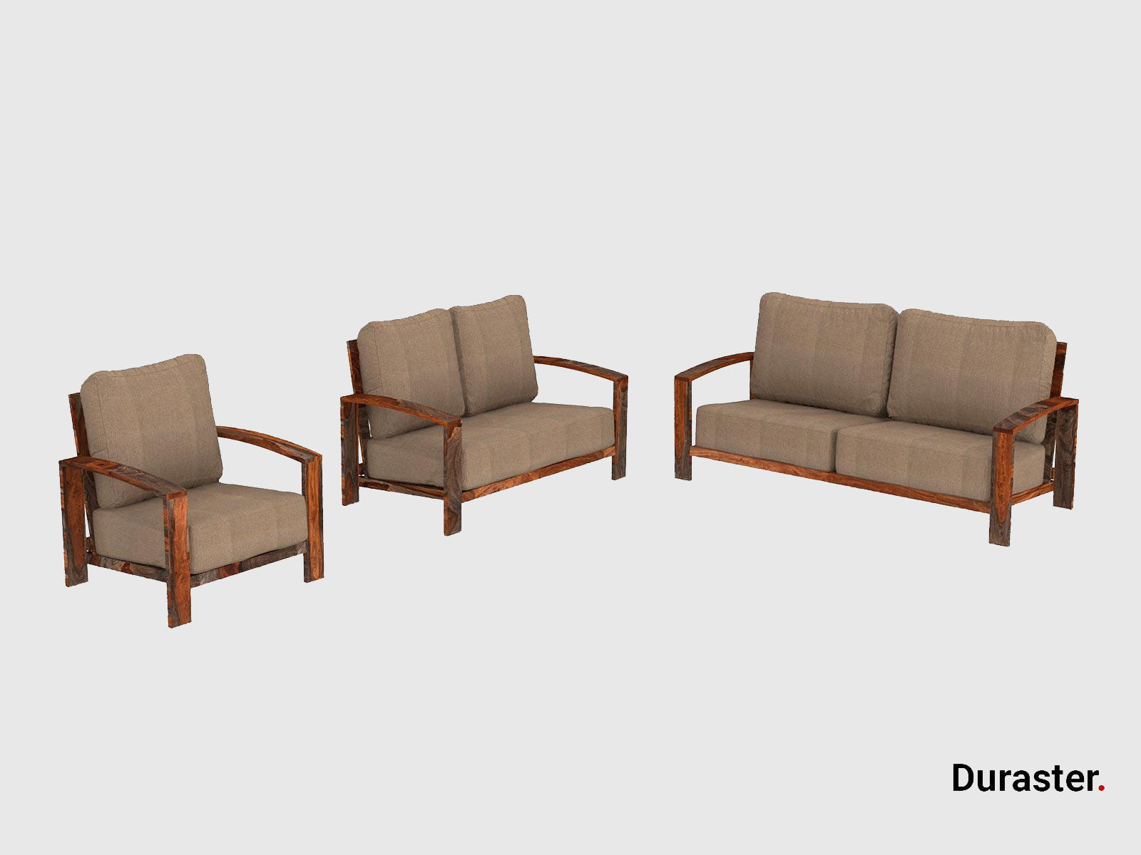 Duraster Marvel Wooden Sofa Set #4 - Image 4
