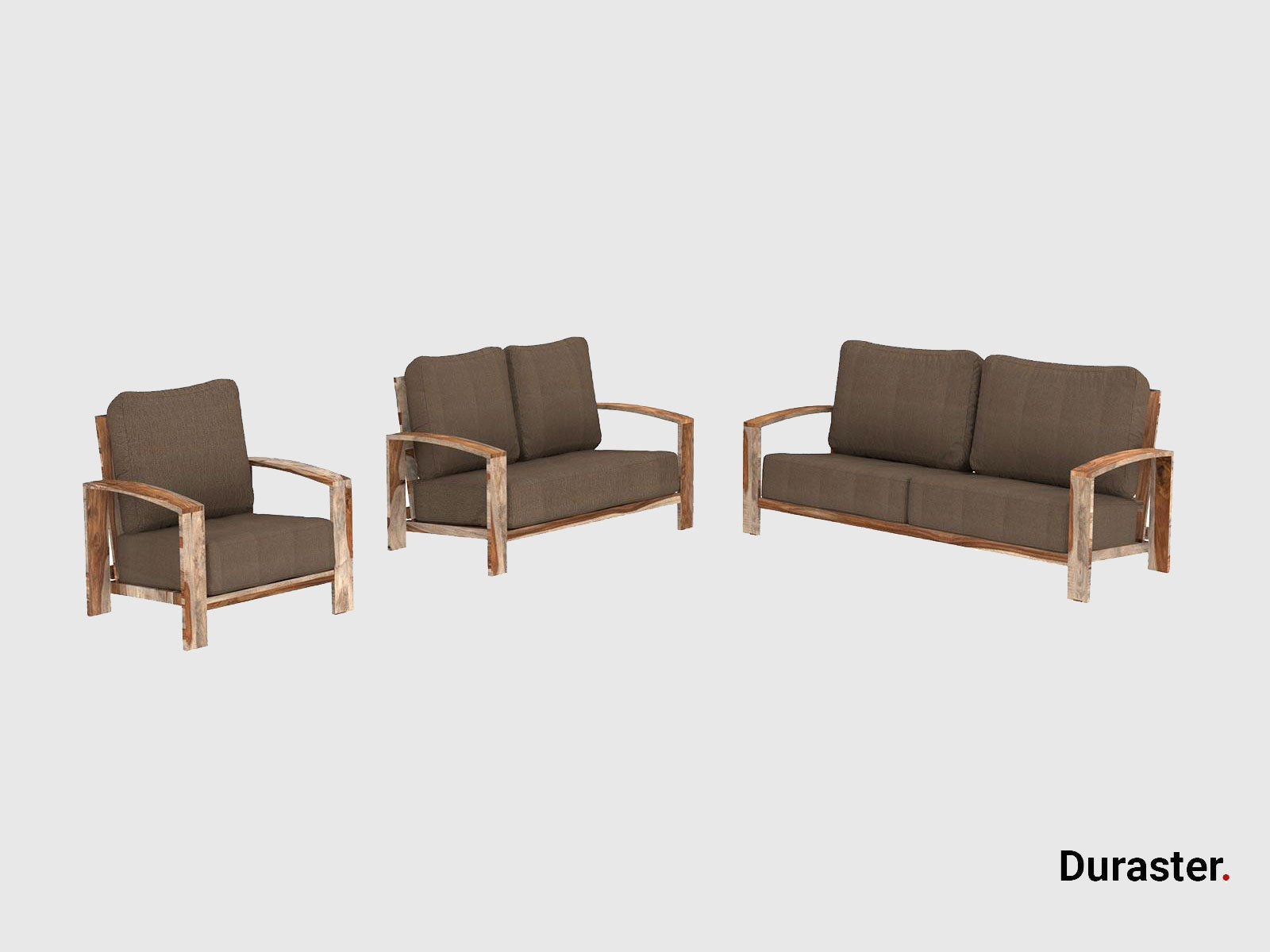 Duraster Marvel Wooden Sofa Set #4 - Image 5