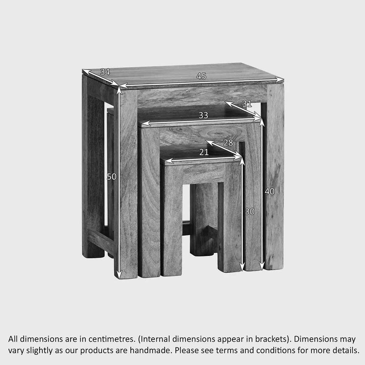 Wooden Nesting Tables