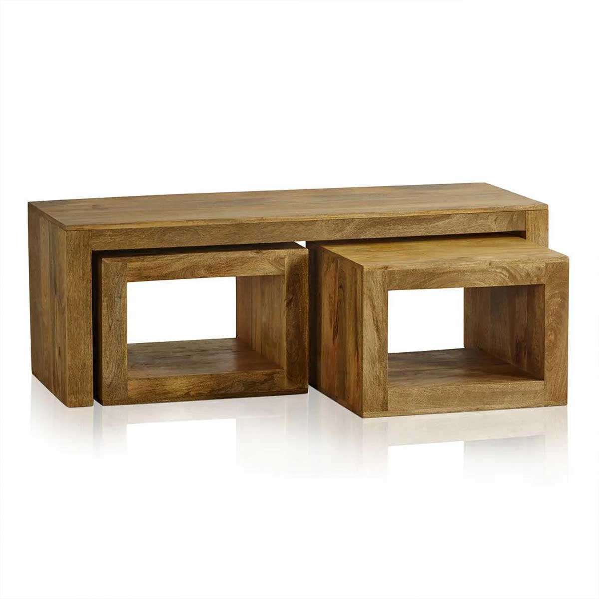 Duraster Misa Nest Of Tables Mango Wood #25 - Image 2