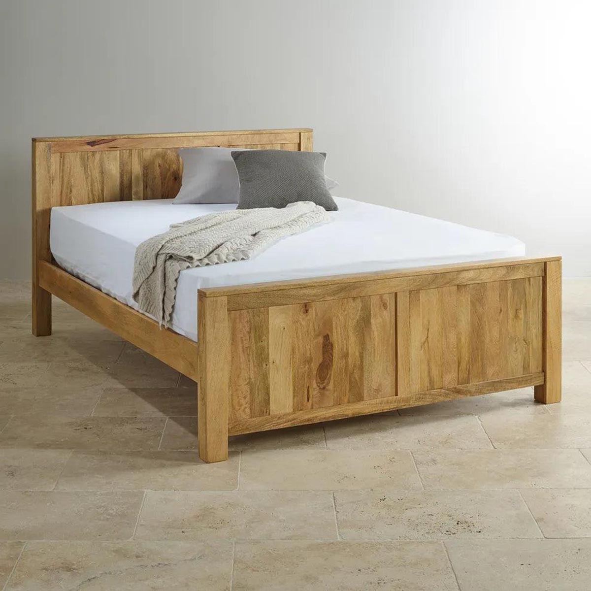 Misa Mango Wood King Size Bed