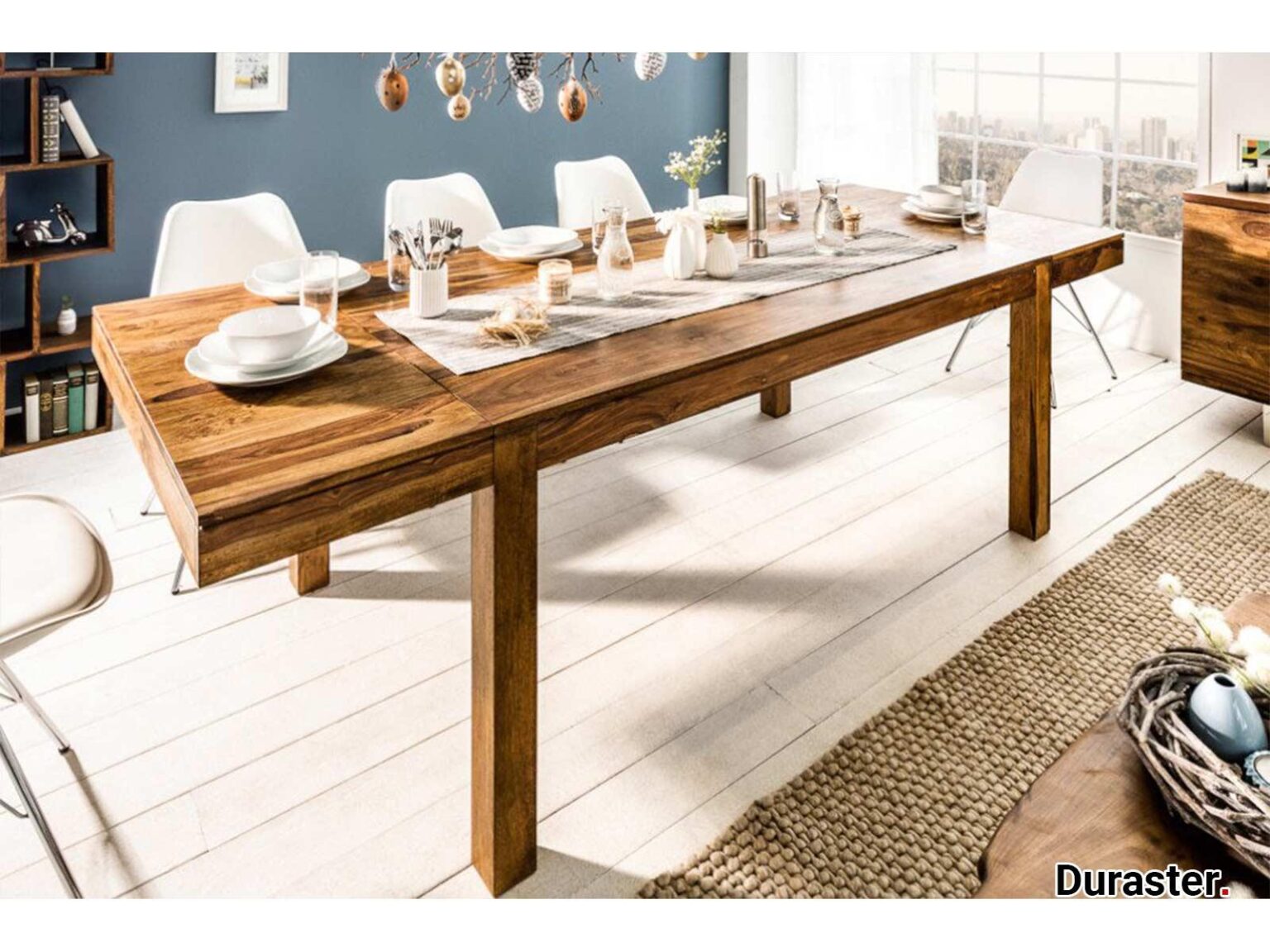 Rio Modern Sheesham wood Dining Table #1 - Duraster
